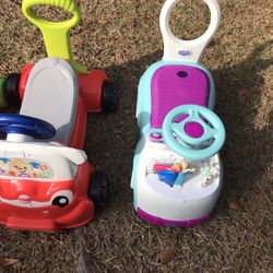 Toddler ride on car$10 for each