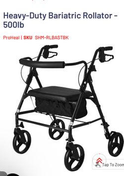 Heavy-Duty Bariatric Rollator