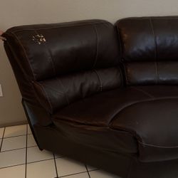 Brown Leather Coach