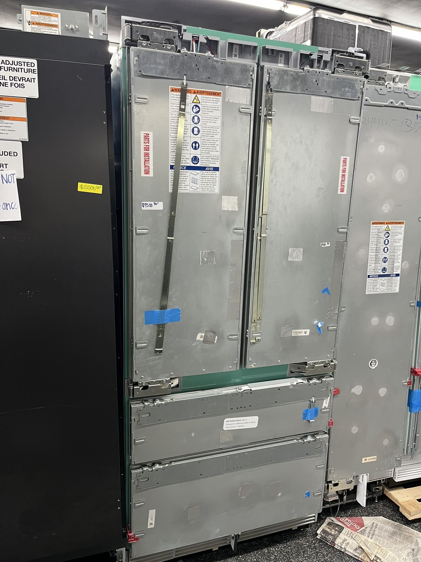 Panel Ready 4 Door Built In Thermador 36” Refrigerator Freedom Collection