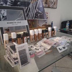 Face makeup and Eye Lashes