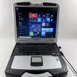 Touchscreen Panasonic ToughBook Full Rugged Laptop Intel Core i5 8 GB RAM 500 GB Samsung SSD Wi-Fi & Bluetooth & Cellular Wireless Windows Pro 64