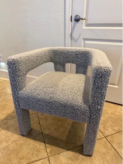 Modern Boucle Accent Chair