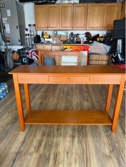 Engrave console table