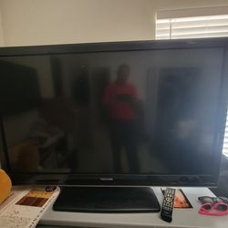 52" Toshiba Regza TV With Remote And Stand