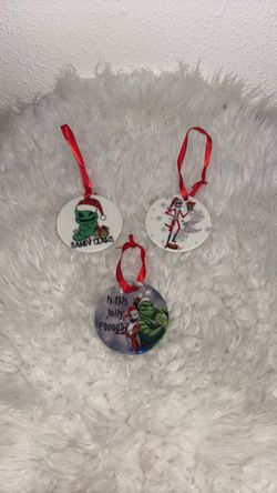 Nightmare Before Christmas Christmas Ornaments Set of 3