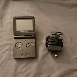 Game Boy Advance SP (Front-Lit Model) + Wireless Adapter 