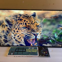 50” TCL 4K SMART UHD LED TV + BRAND NEW WALL MOUNT + BRAND NEW LED LIGHTS