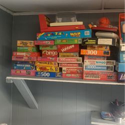 Vintage toys And  puzzles