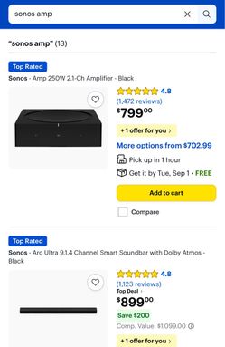 Sonos amp