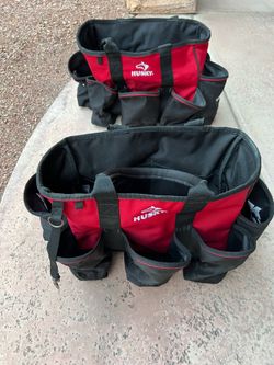Husky 14in 15 pocket open top supply tool bag