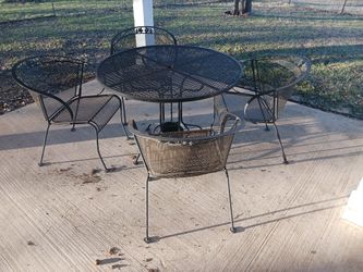 Wrought Iron Patio Set
