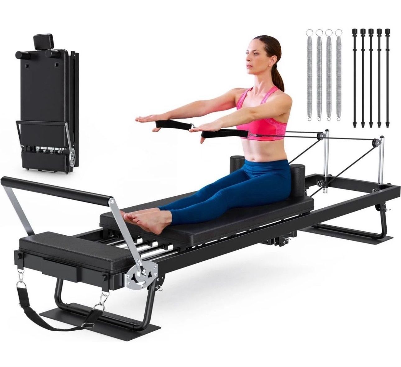 New Foldable Pilates Reformer, Pilates Machine & Equipment for Home Use