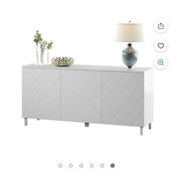 White Console Table/ Sideboard/ Buffet