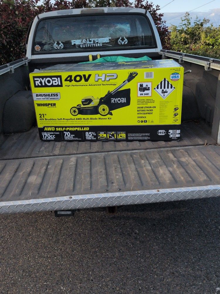 Ryobi 40volt HP Brushless Whisper Series All Wheel Drive