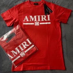 Amiri Red Shirt  Medium And XL Only