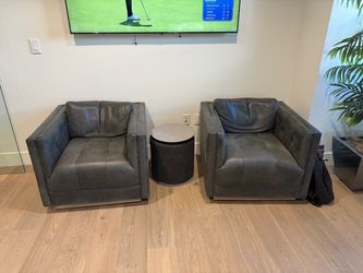 Leather Chairs (4 of them)