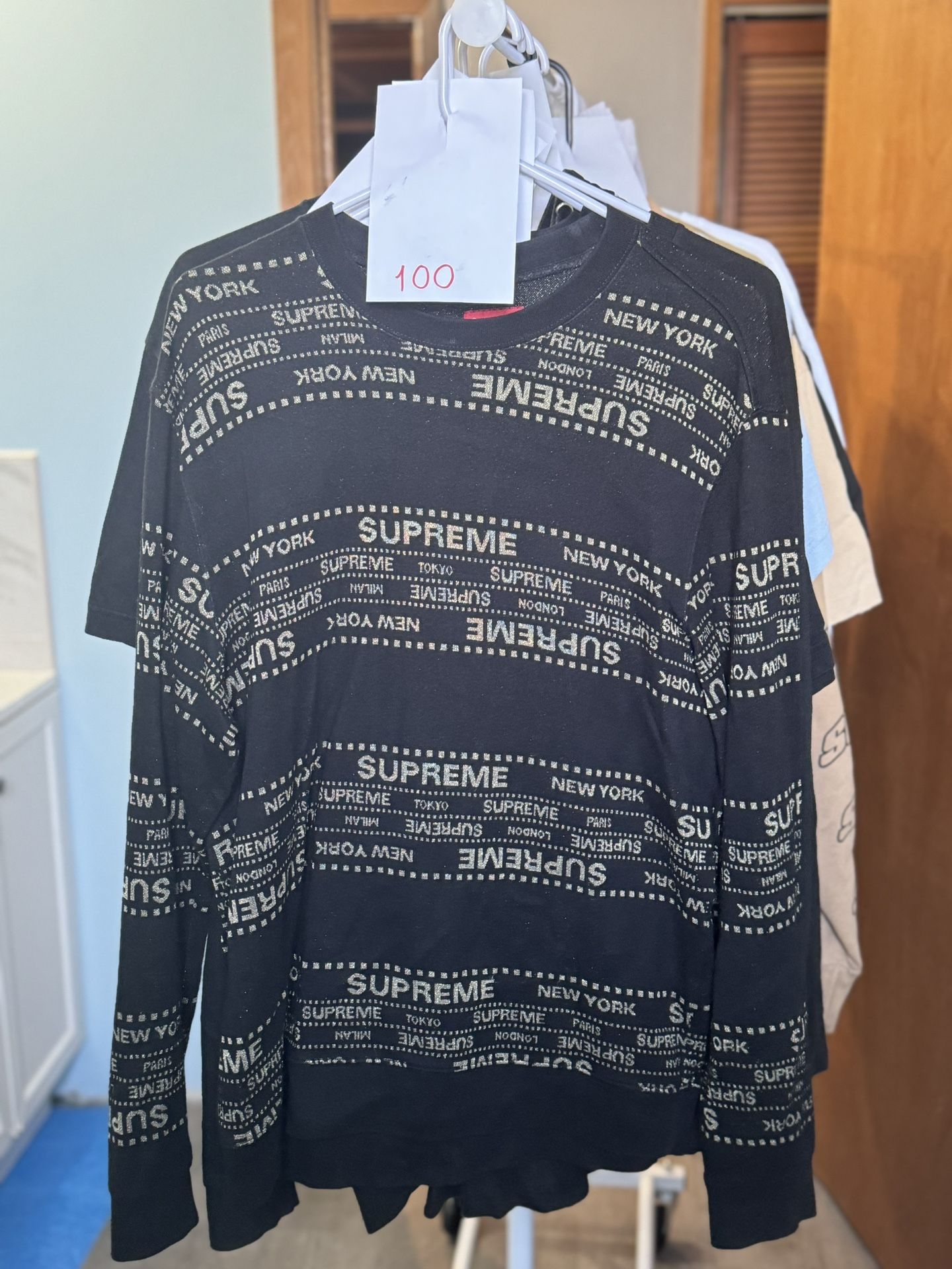 Supreme Metallic Jacquard Crewneck - M