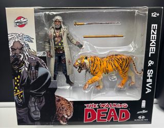 McFarlane Toys The Walking Dead - Ezekiel & Shiva (Skybound Exclusive Blood-Splattered Variant)