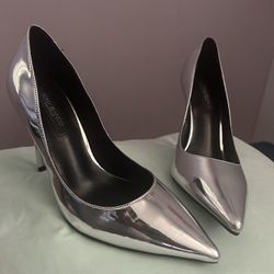 Silver Heels Size 7 