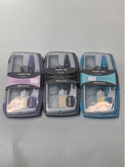 Office Depot 10-Piece Math Kit Set | $5 each