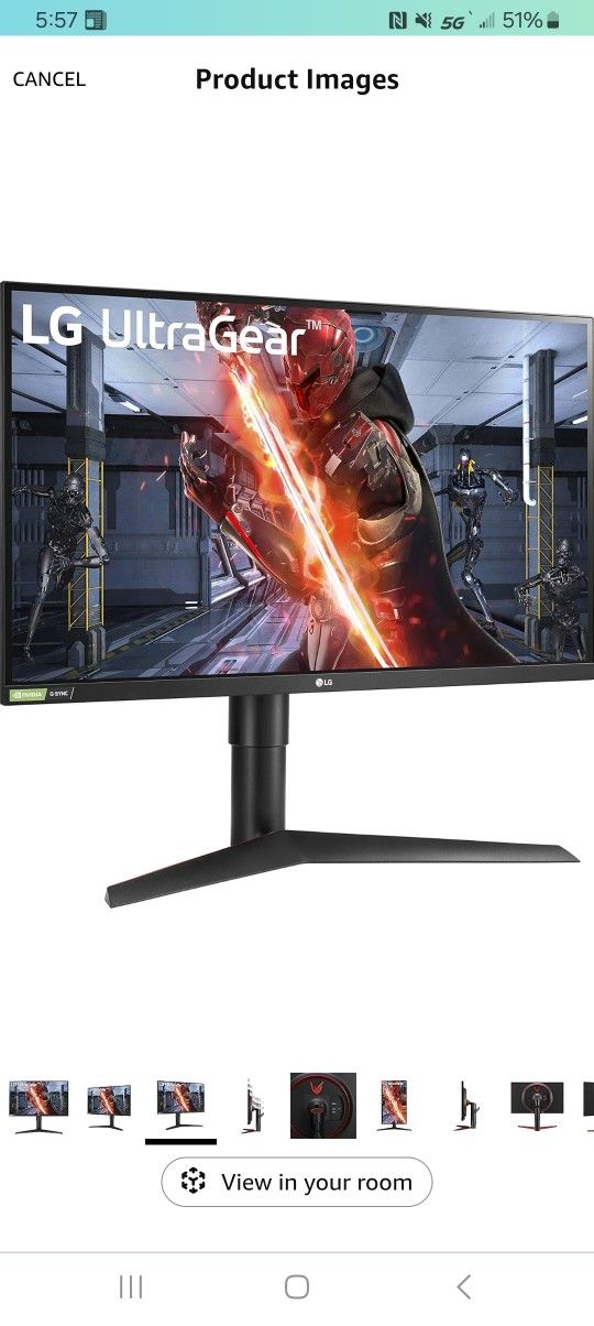 LG UltraGear QHD 27 Inch Monitor