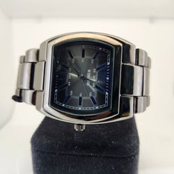 Zoo York Men's Gunmetal Quartz Watch ZY1253/C311-13 Black Dial Tonneau