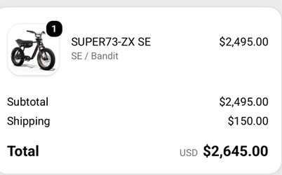 Super73 ZX SE Electric Bike – Bandit