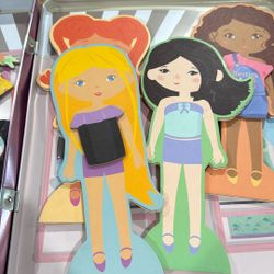 Magnetic Doll S Play Dress Up