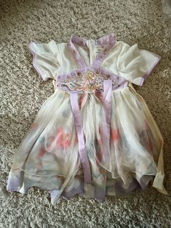 Girls Chinese Hanfu-Style Floral Dress Size child 6