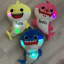 Personalized Singing LED Light Plush Toys Music Doll English Song Toy Gift
