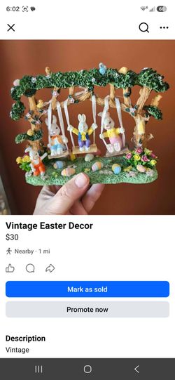 Vintage Easter Decor