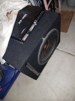 JBL SPEAKER 1000W AND AMP JCPOWER
