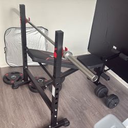 Weight Bench & Bar. For Fitness; Home Gym