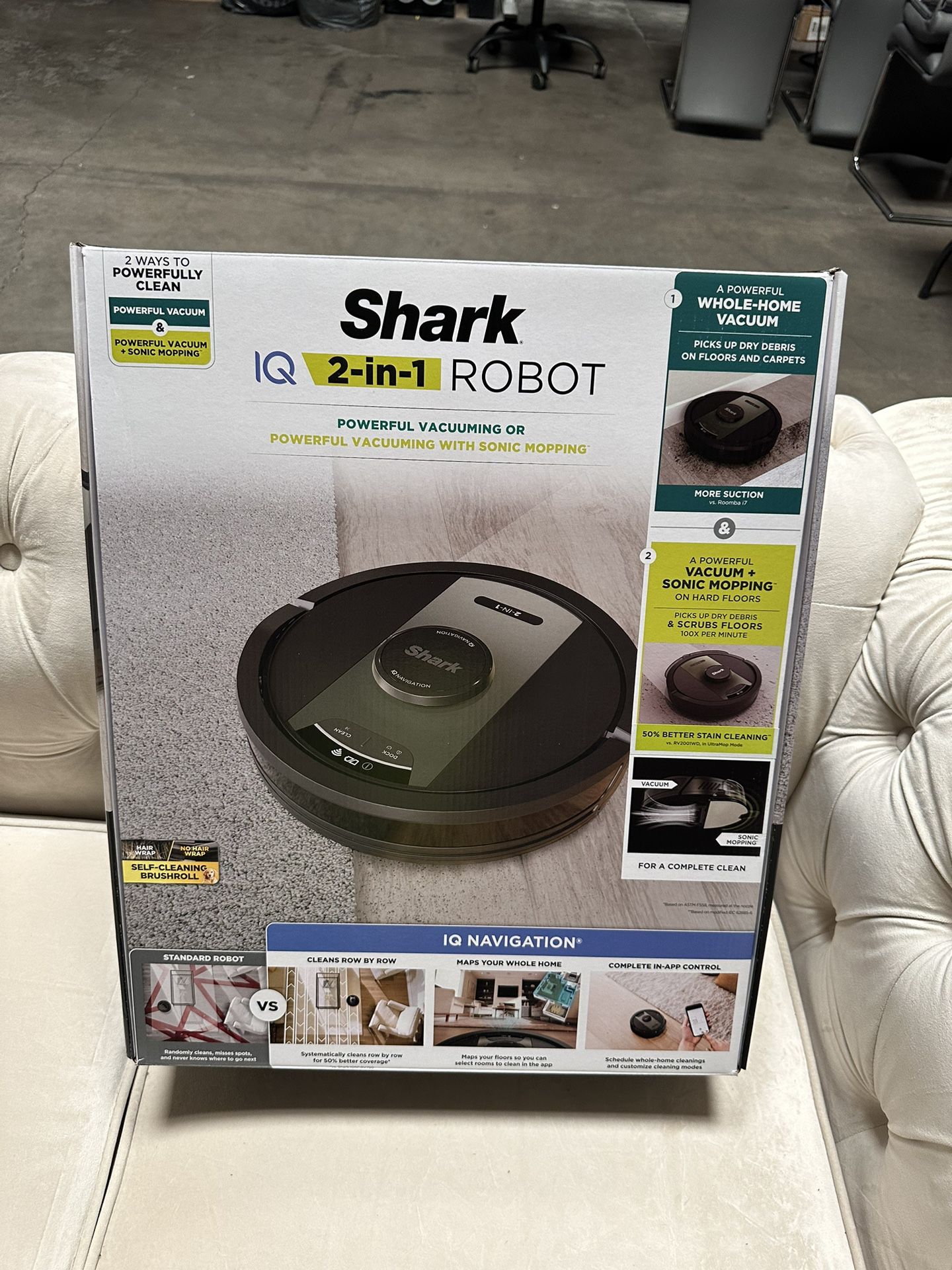 Shark matrix 2 in 1 mop with vacuum 