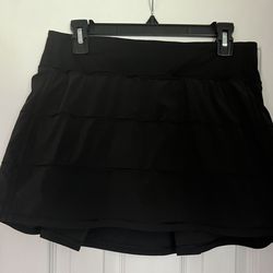 Lululemon Black Tennis Skirt 