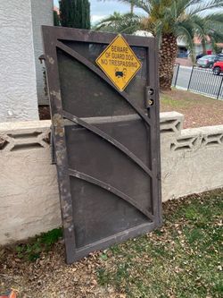 Metal door