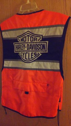 Men's Harley davidson Reflecter vest large..like new