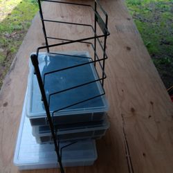 Plano 7600, or Simler Fishing Tackle Box Holders. I Used Them For Fishing Tackle Parts, Hooks, Blades, Screws, Bolts Etc.