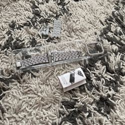 Silver Diamond SE Apple Watch Band