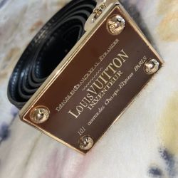 Designer Louis Vuitton Inventeur Paris Men’s belt