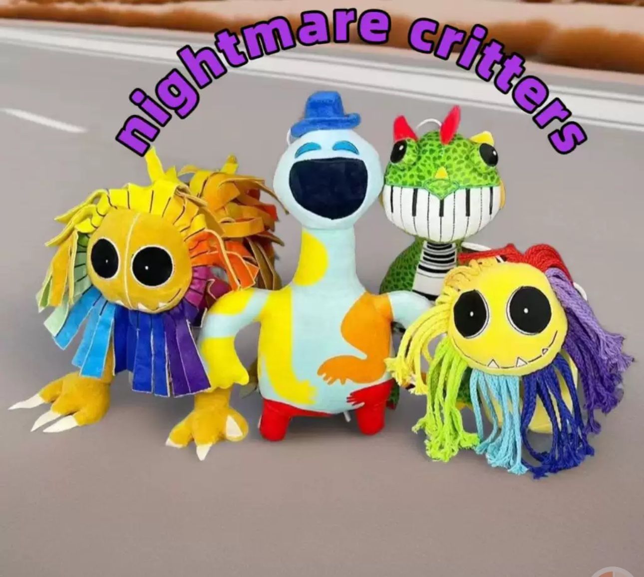 Poppy playtime 4 series plush 4pcs together