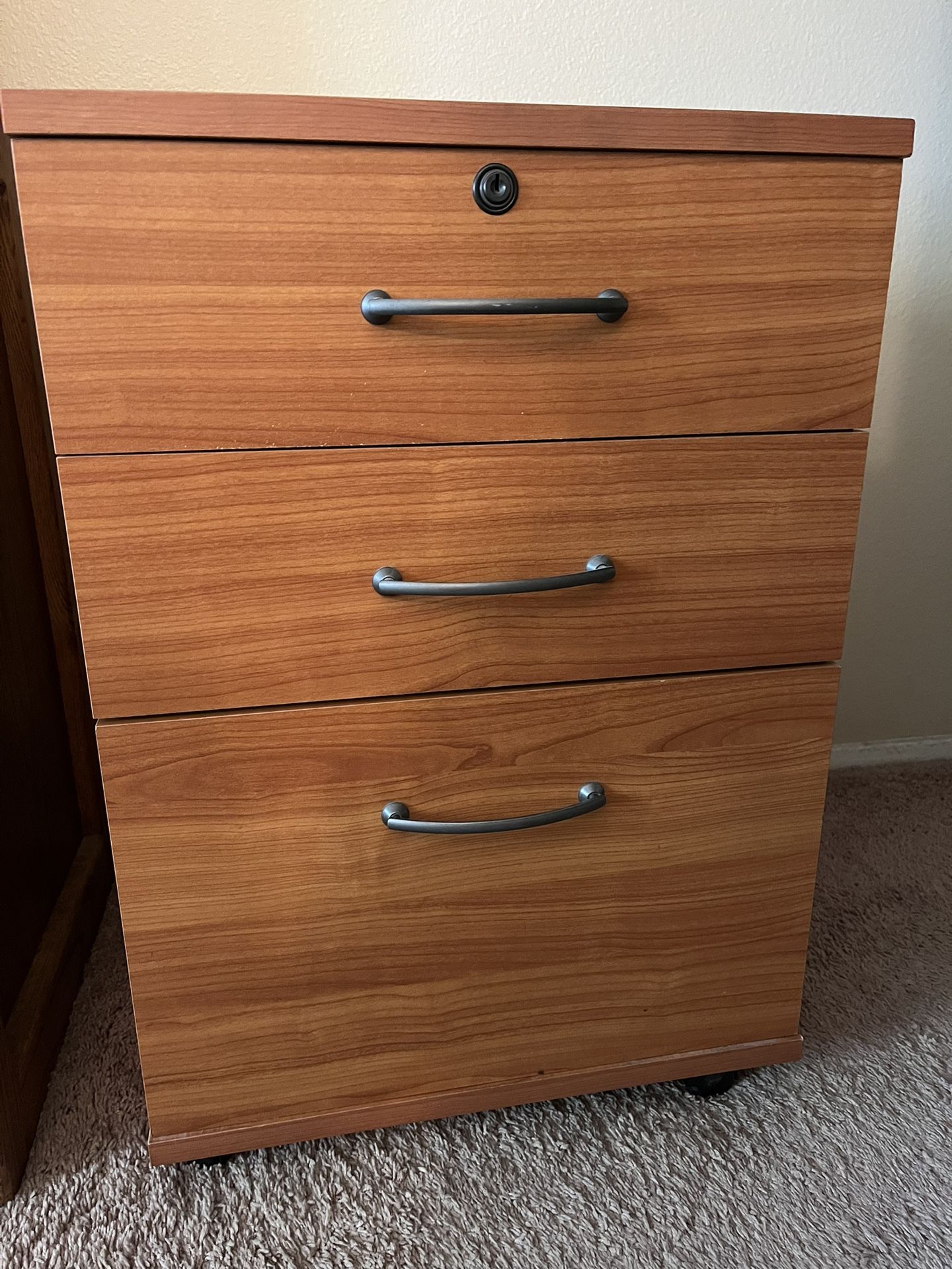 File Cabinet, Great Condition. Wood.