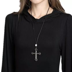 Queen cross Necklace Pendant Royalty Crown