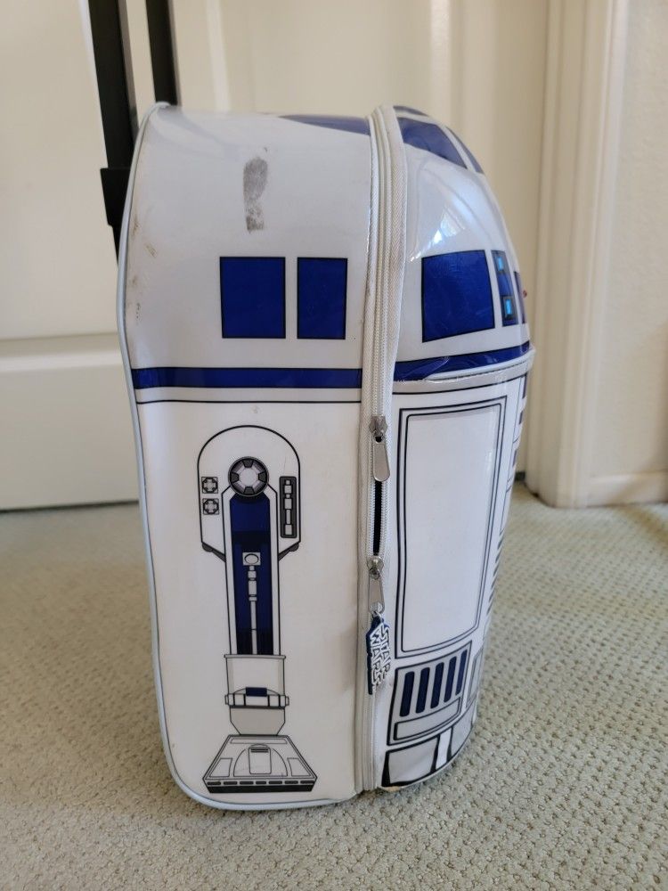 Disney Store Star Wars R2 D2 Rolling Carry On Luggage