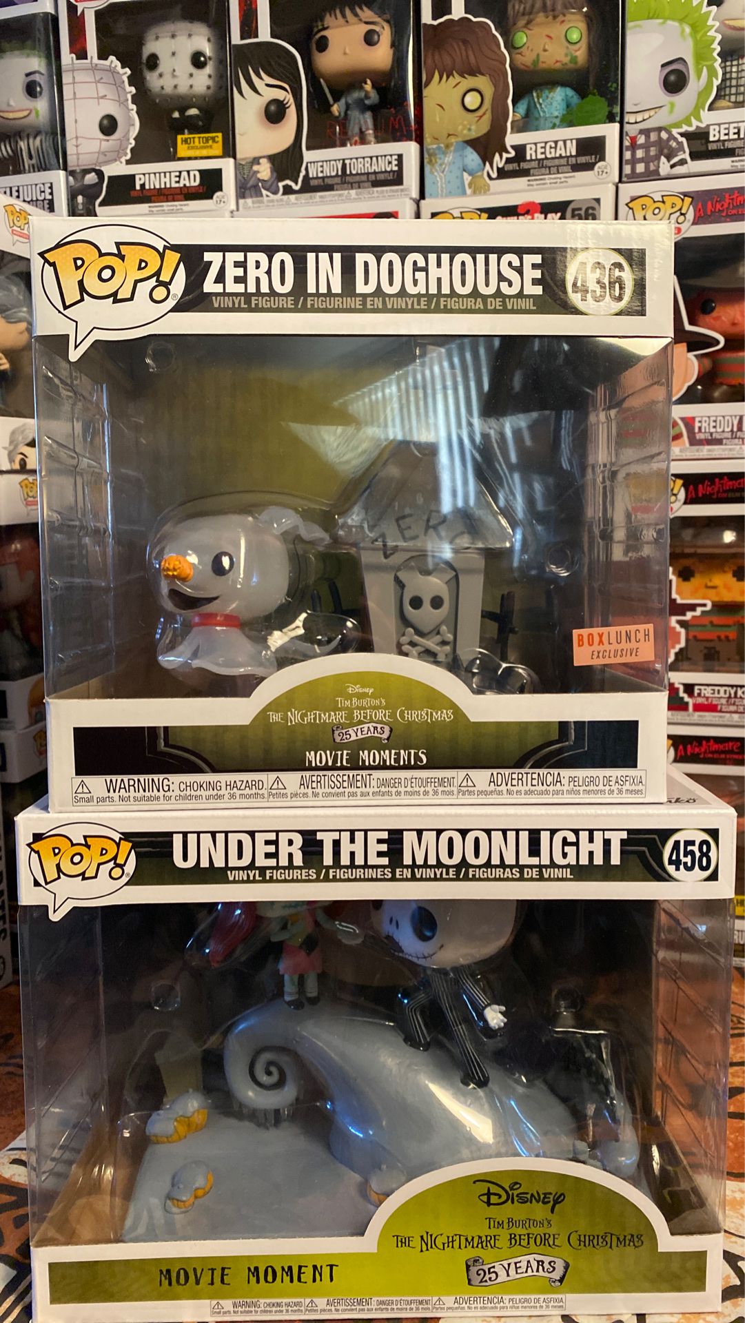 Nightmare Before Christmas movie moments by Funko