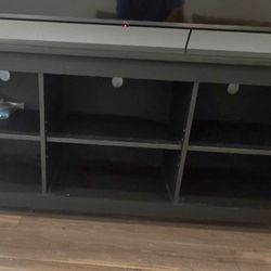 TV Stand w/Shelves  For Large TVs 