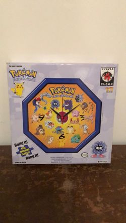 Pokémon Puzzle Clock with Stand