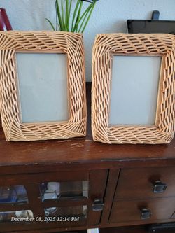 Vintage New IKEA Smicker Wicker Picture Frames