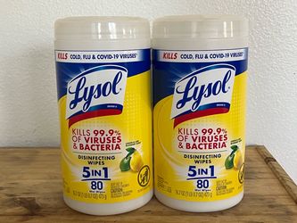 Lysol Wipes 80 unidades